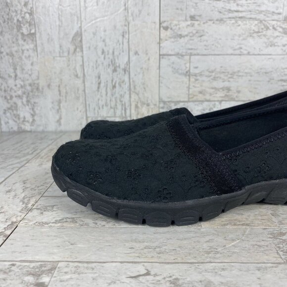 Skechers EZ Flex 23475 Dusty Black Slip On Memory Foam Shoes Womens Size 6.5 - Picture 2 of 10